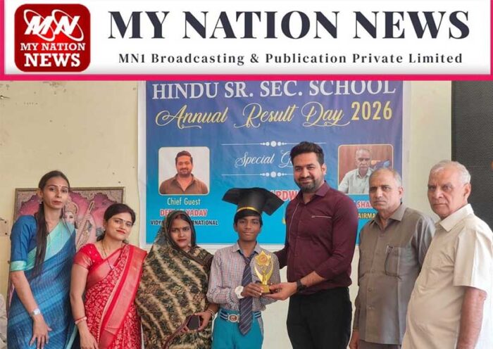 faridabad-school-event-deepak-yadav-students-honored-motivation-values